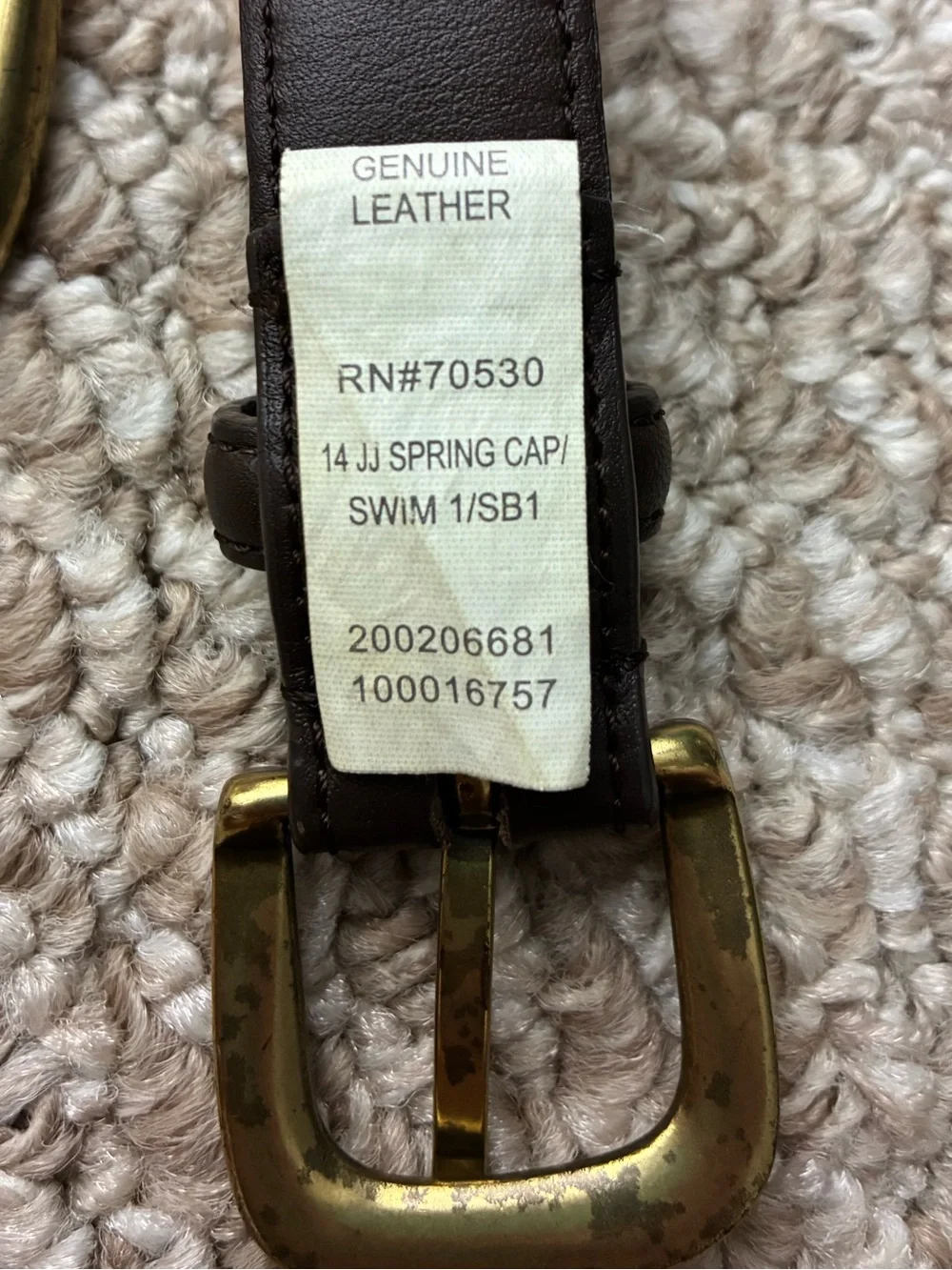 Janie and Jack lot of 3 brown leather belts 2T, 2T/3, 4/5